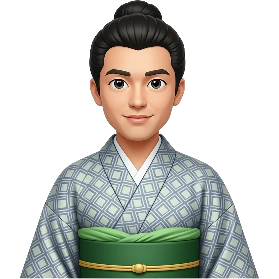 Just classic kimono emoji but with green belt emoji