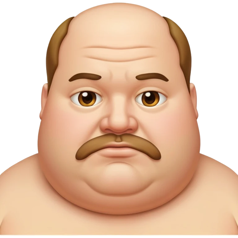FAT man  emoji