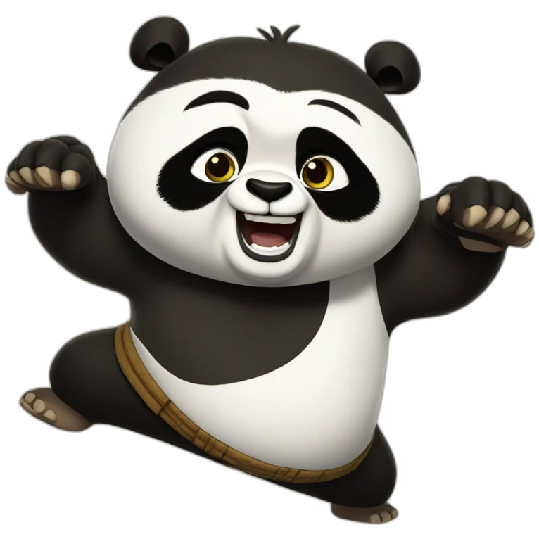 Kung fu panda calvo emoji