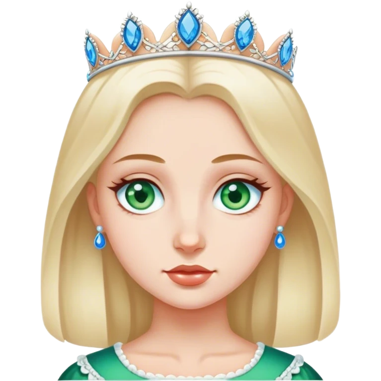 polish princess with green/blue eyes emoji