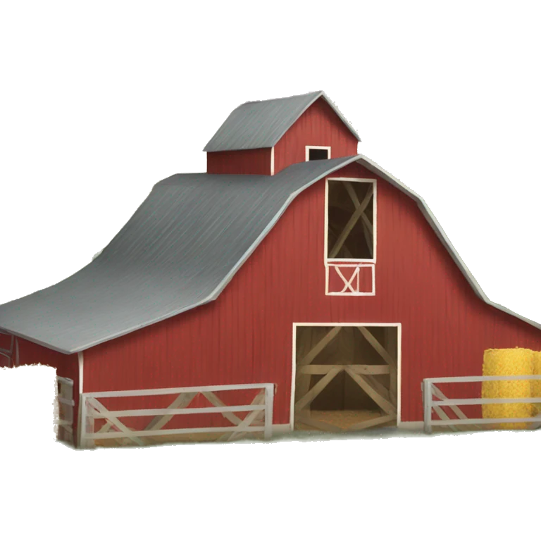farm barn icon emoji