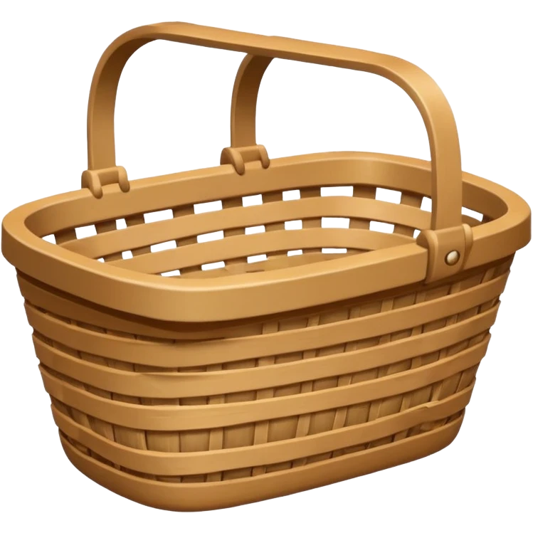 empty wicker basket emoji