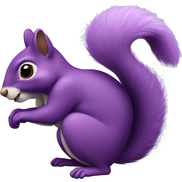 Purple squirrel  emoji