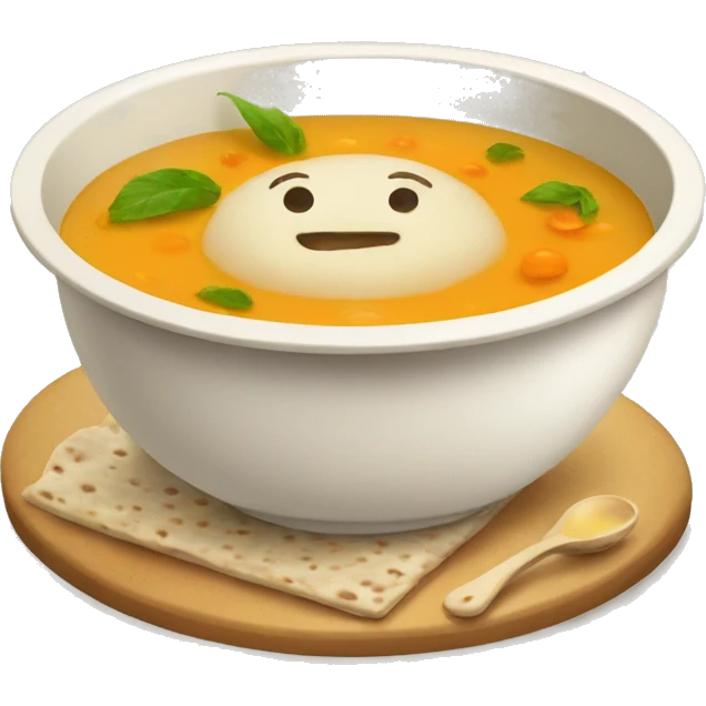 Matzah ball soup emoji