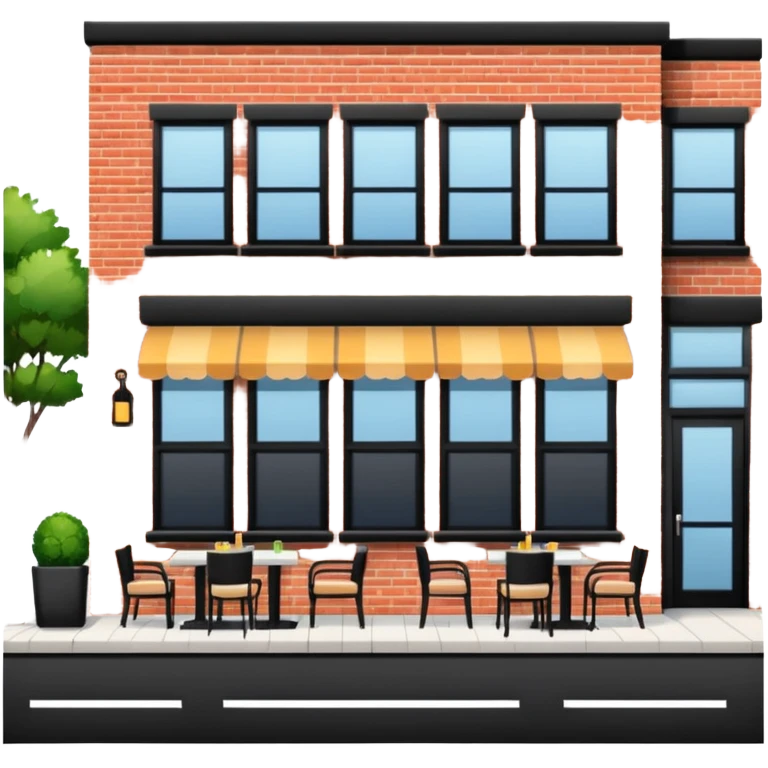 restaurant por fuera emoji