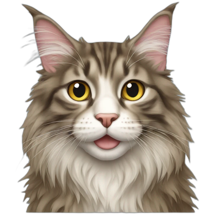 Maine Coon cat emoji