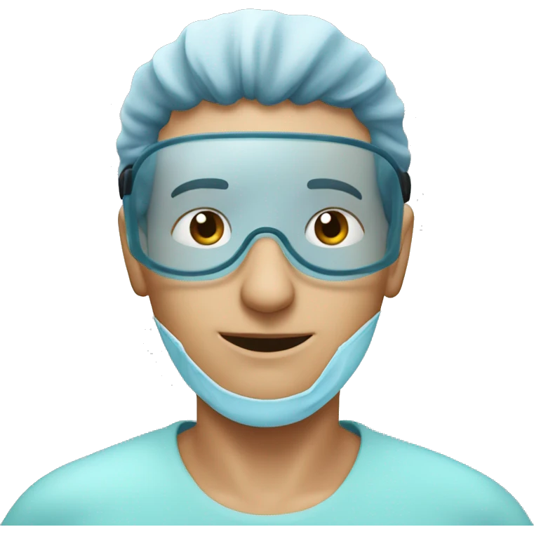 Man during lasix surgery emoji