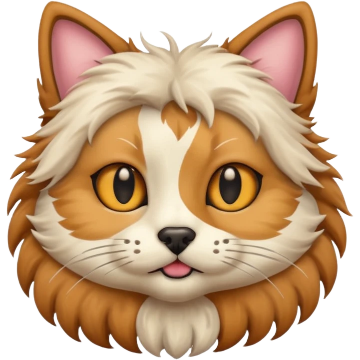 cat and dog one body emoji