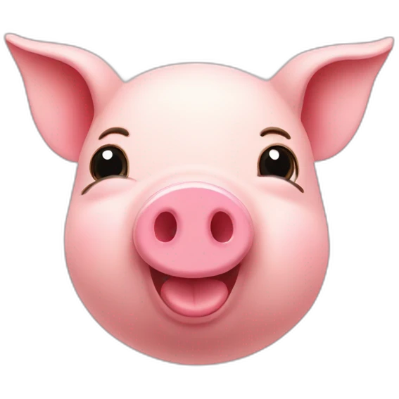 Good morning pig emoji