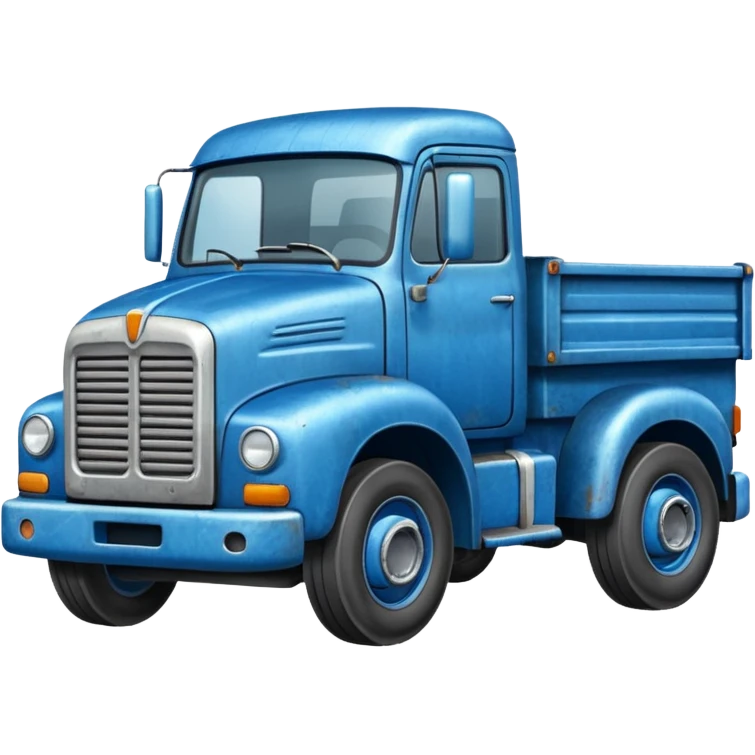 camion bleu emoji