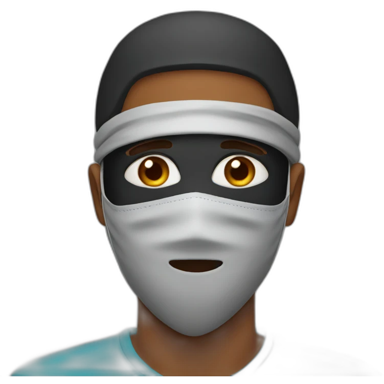 A Masked somali man emoji