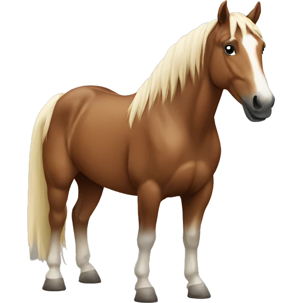 Horse setting emoji