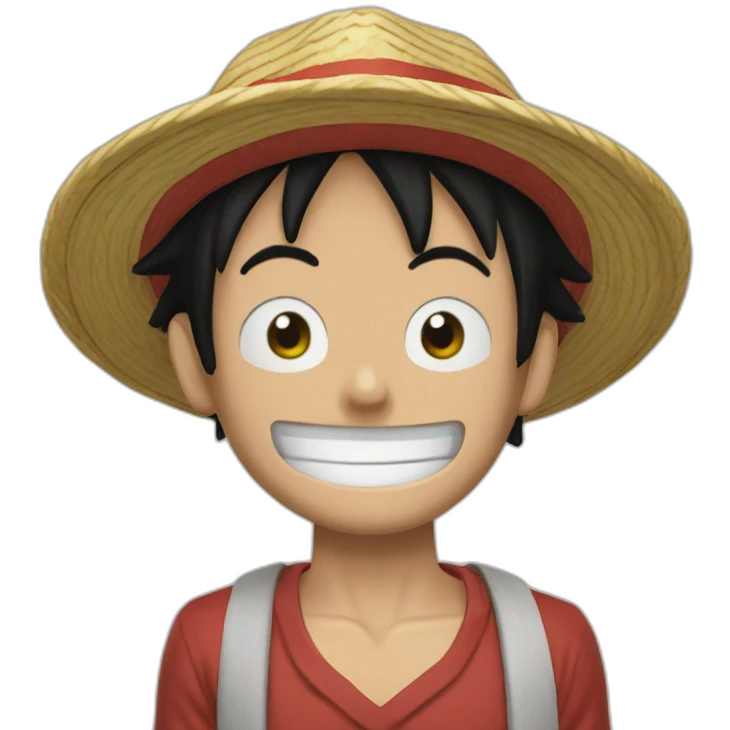 Luffy stylé emoji