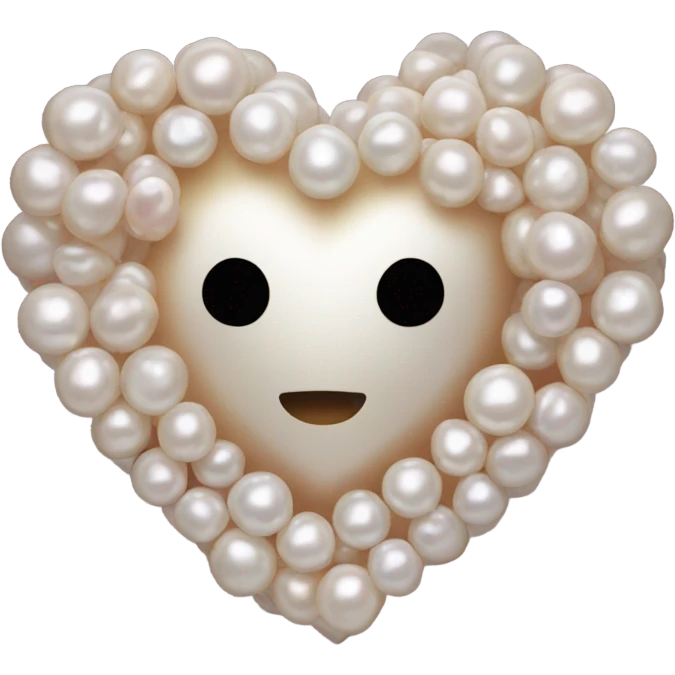 pearl heart emoji