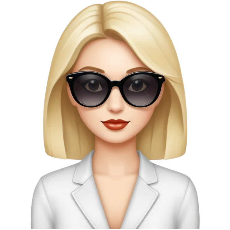Chic sunglasses women emoji