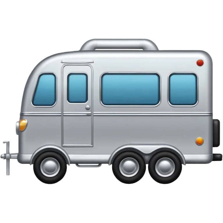 car pulling a trailer  emoji
