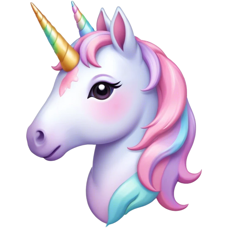 Kawaii unicor emoji