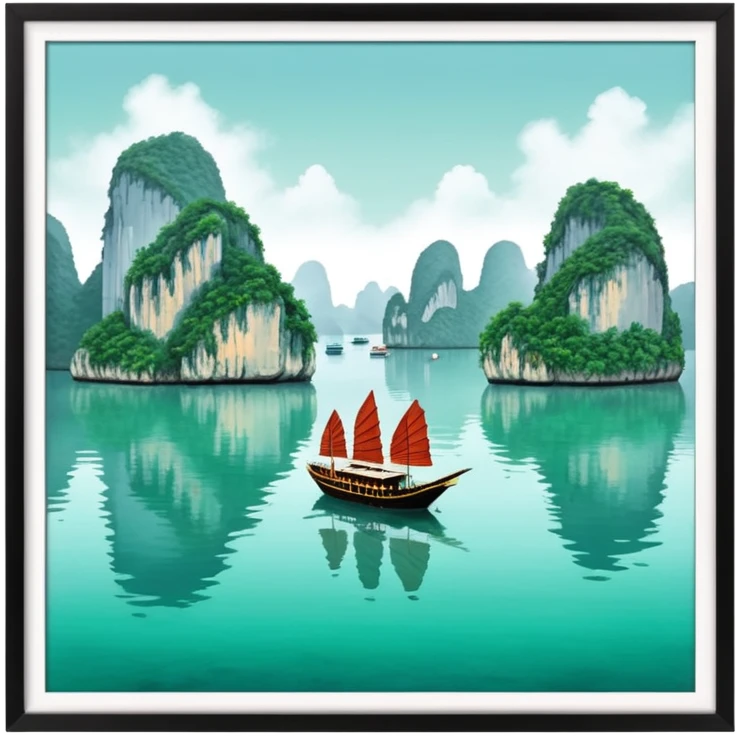 ha long  bay emoji