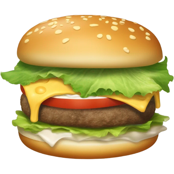 Super cheesy burger emoji