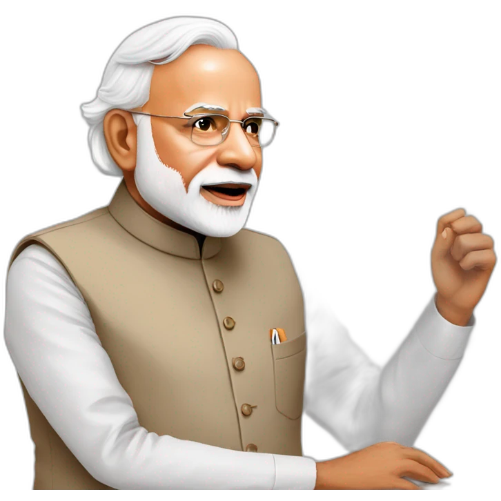 Modi ji love emoji