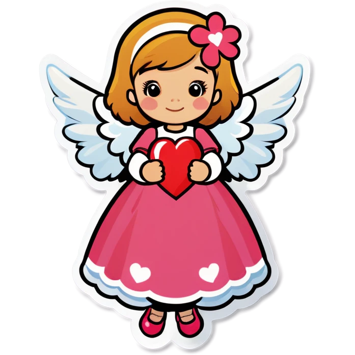 Valentines Angel emoji