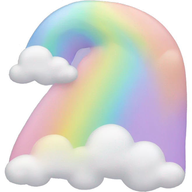 pastel rainbow emoji