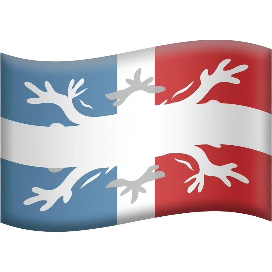 Drapeau savoyard emoji
