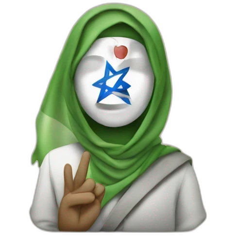palestine peace with israel emoji