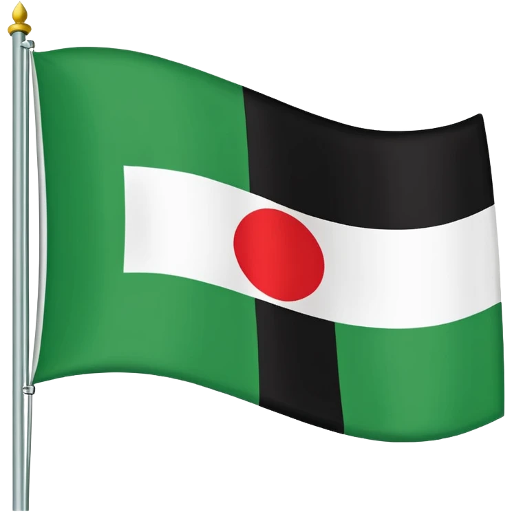 Just do a simple flag I want to put in my bio. Have u seen the panjshir flag do that it’s not in the emojis but make it exactly like the picture don’t add anything else. something on the middle search it up and make it in a shape of flag like the emojis no it’s goes like green on  emoji