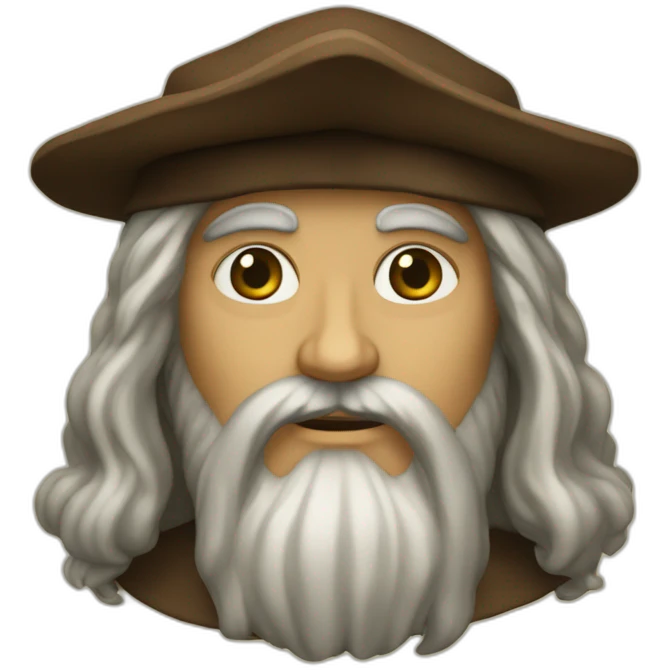 Leonardo da Vinci emoji