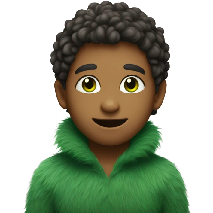 Green furt boy emoji