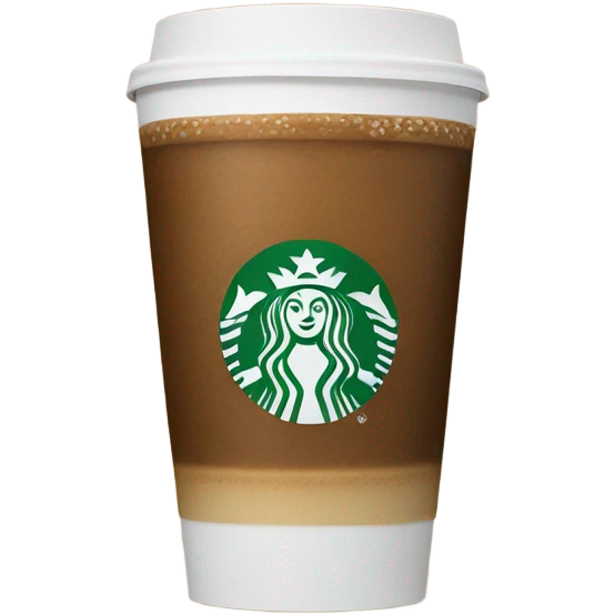 Starbucks coffee emoji