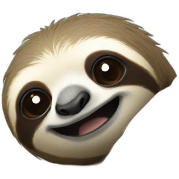 huging sloth emoji