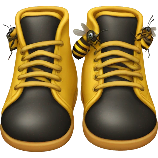 bees wear shoes emoji