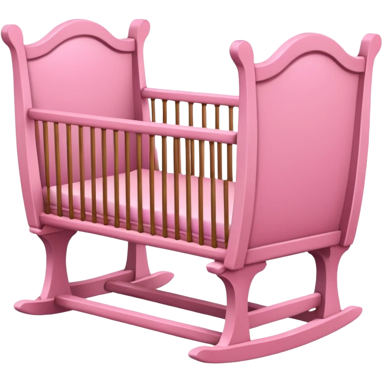 Cradles pink  emoji