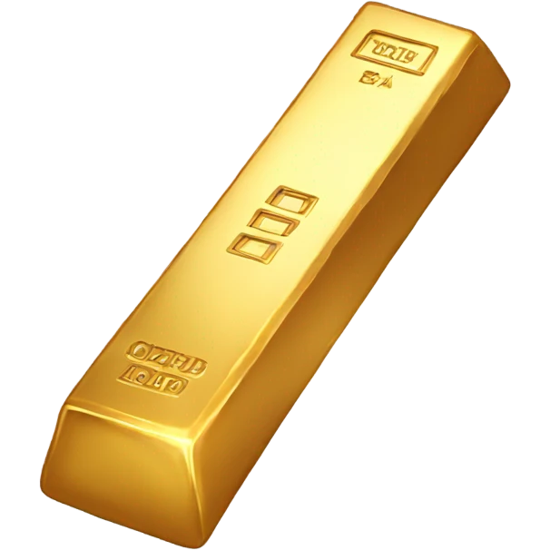Gold bar emoji