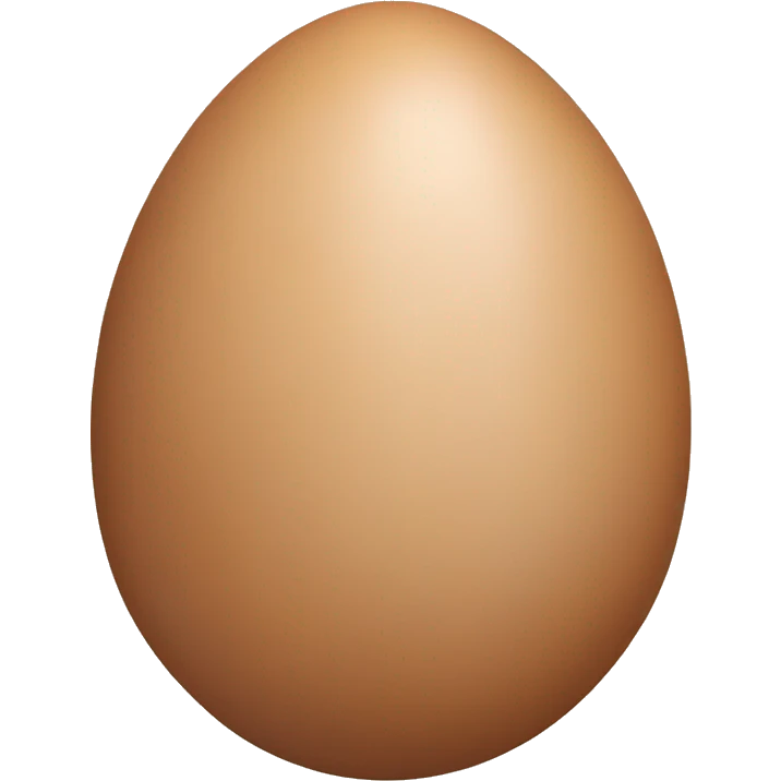 brown egg emoji