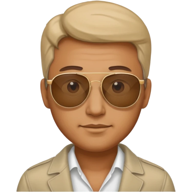 A gentle man with sunglasses emoji