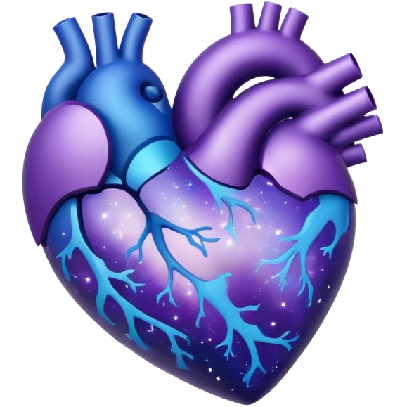 heart with galaxy pattern inside emoji