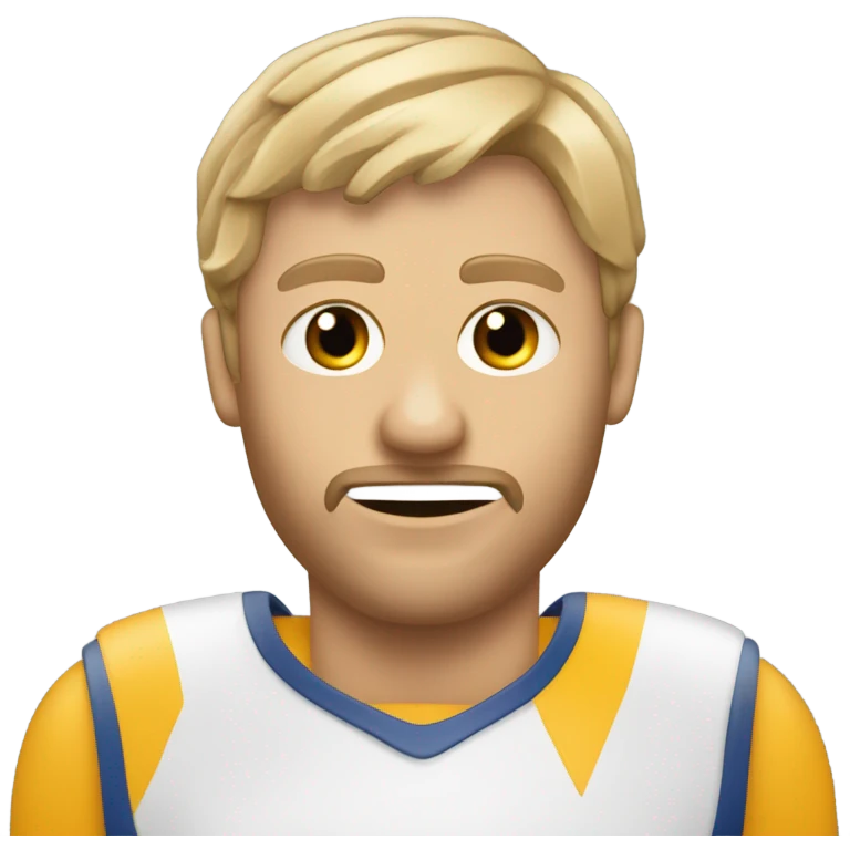 håndballbane med to mål med en person som skårer emoji