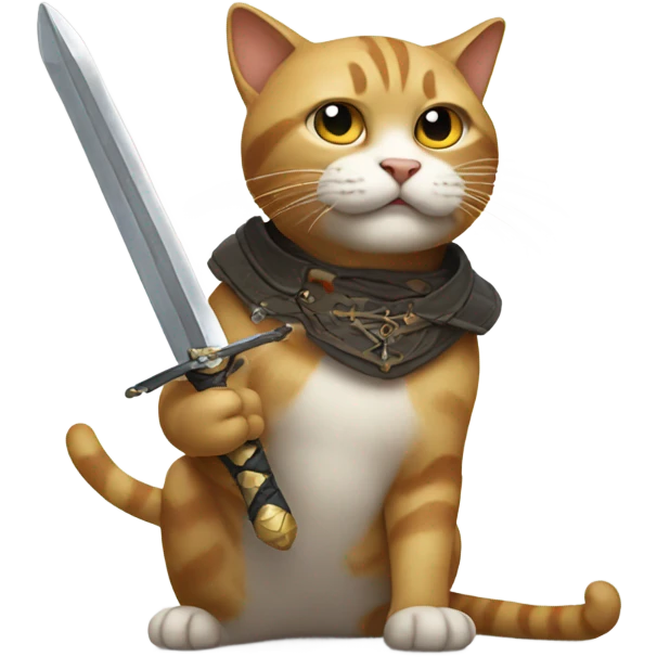Cat With Sword emoji