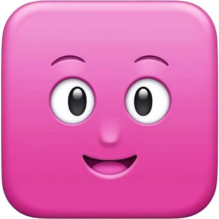 Pink emoji
