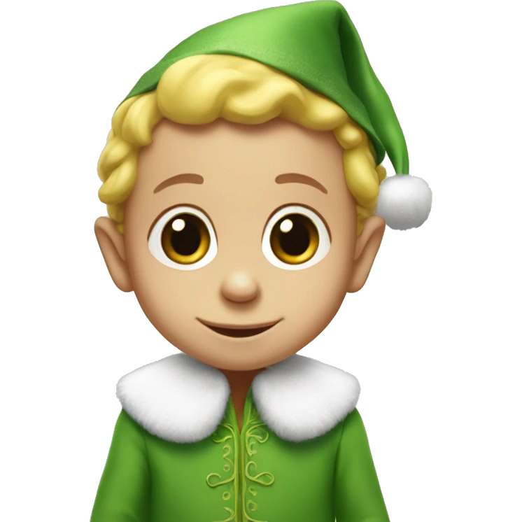 Cute baby Buddy the Elf emoji