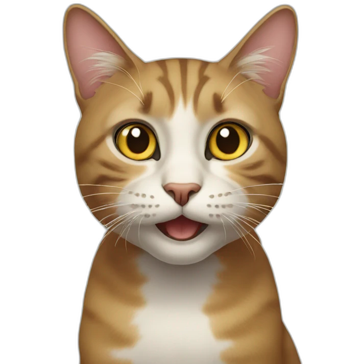 an old cat emoji