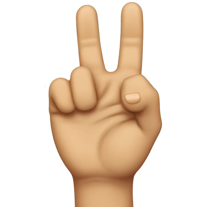 the finger that points at me emoji