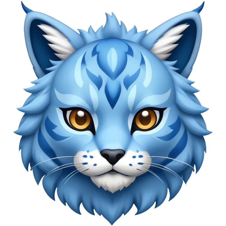 A blue lynx-fakemon  emoji