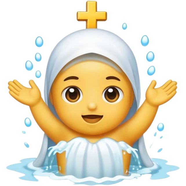 Baptize emoji