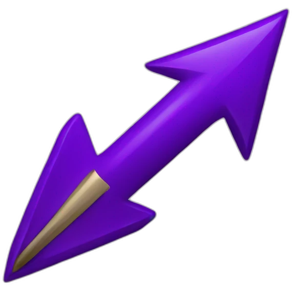 Purple Arrow emoji