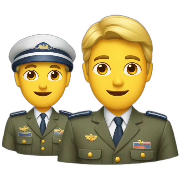 Deux tours côté a côté avec des avions emoji
