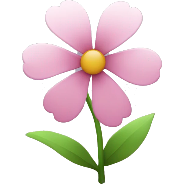 flower + X strike-through emoji